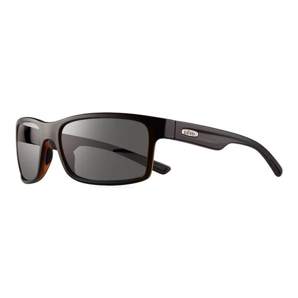 New REVO Crawler Black Polarised Square RE 1027 01 GY Sunglasses Women - Picture 1 of 3
